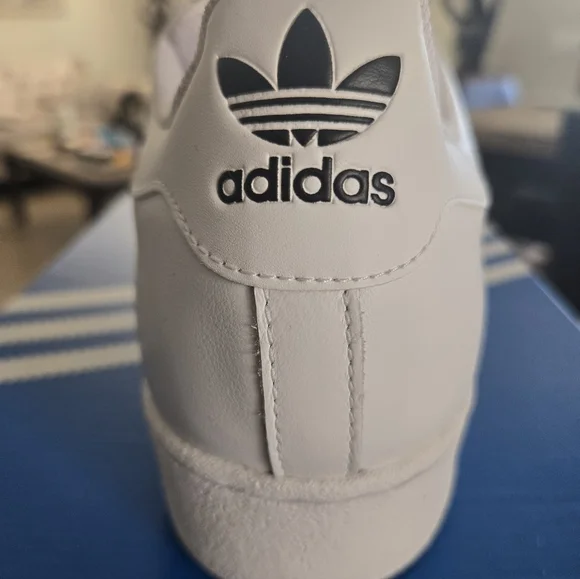 Adidas Superstar Shelltoe White Clear Stripe #FY7717 Mens Shoe Size 10.5. - Picture 5 of 12